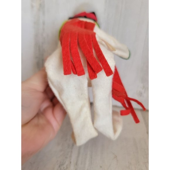 Vintage 1971 Annalee snowman top hot Xmas decor - Picture 7 of 8